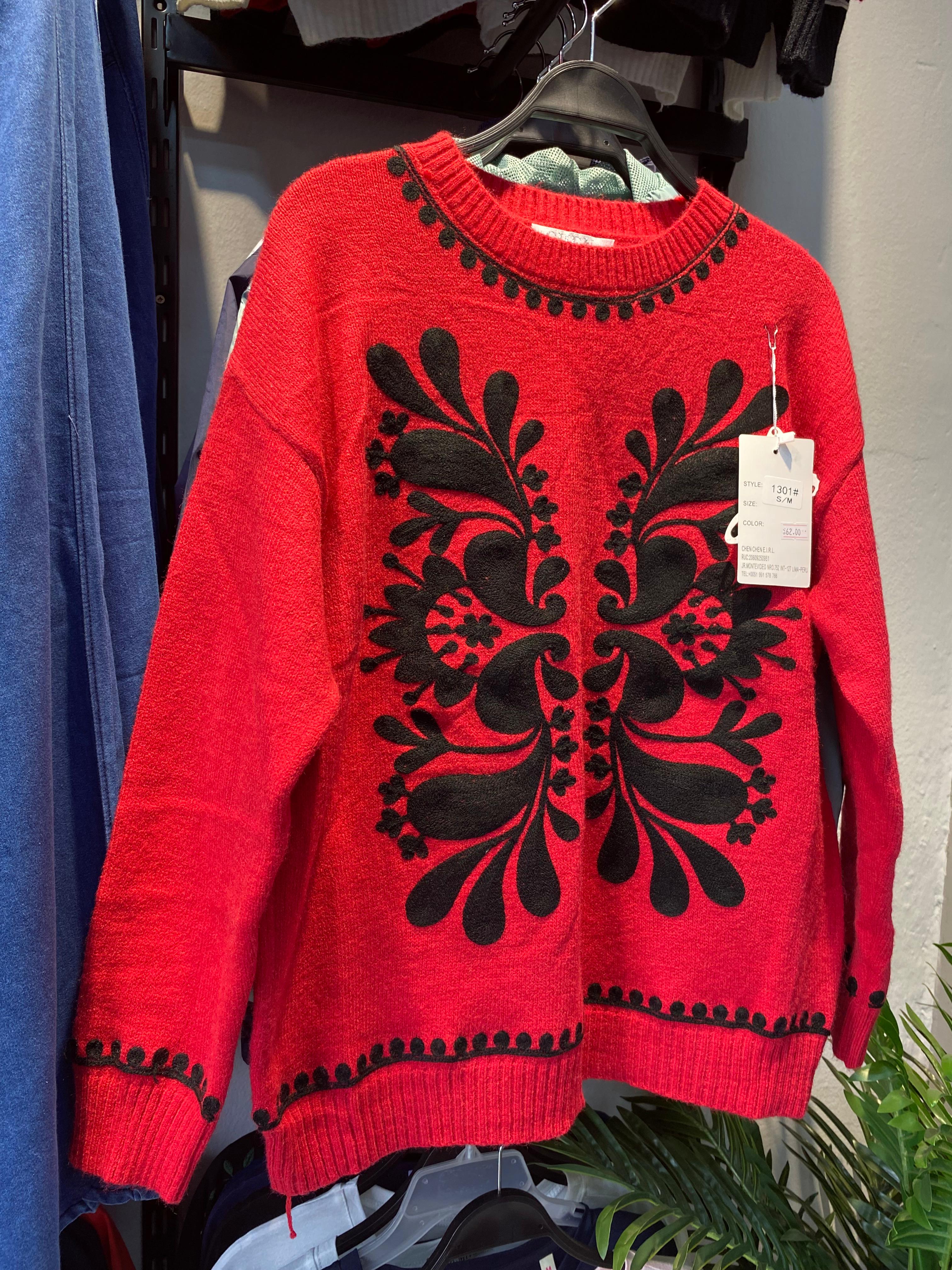 Chompa Bordada  - Tejido Suave